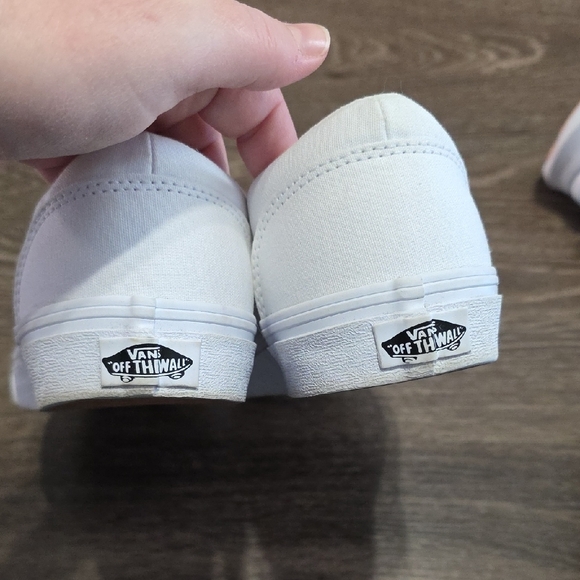 Vans Classic White Lace-Up Sneakers - Picture 5 of 8